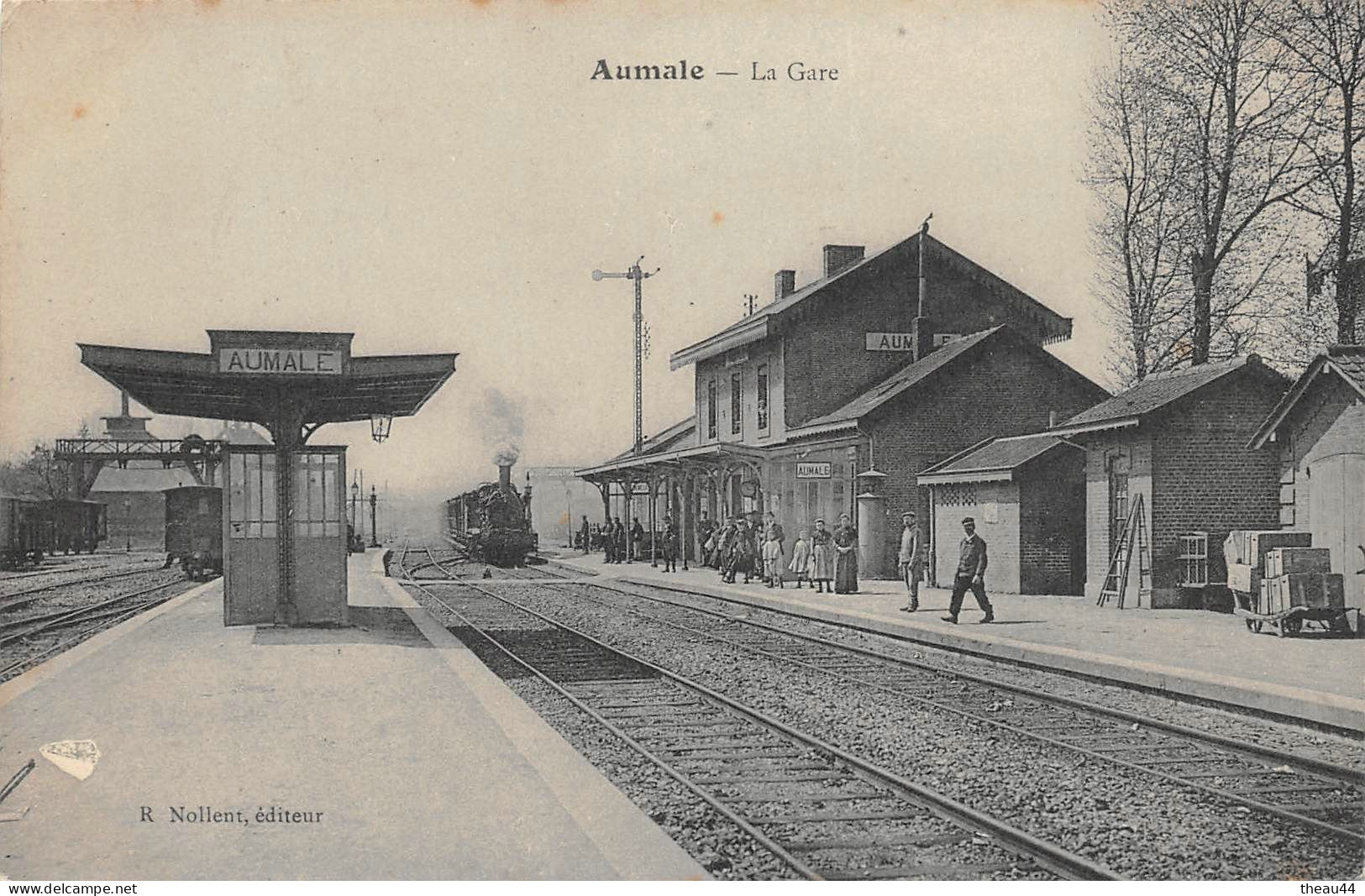 ¤¤  -   AUMALE   -   La Gare, Train, Chemin De Fer, Locomotive      -   ¤¤ - Aumale