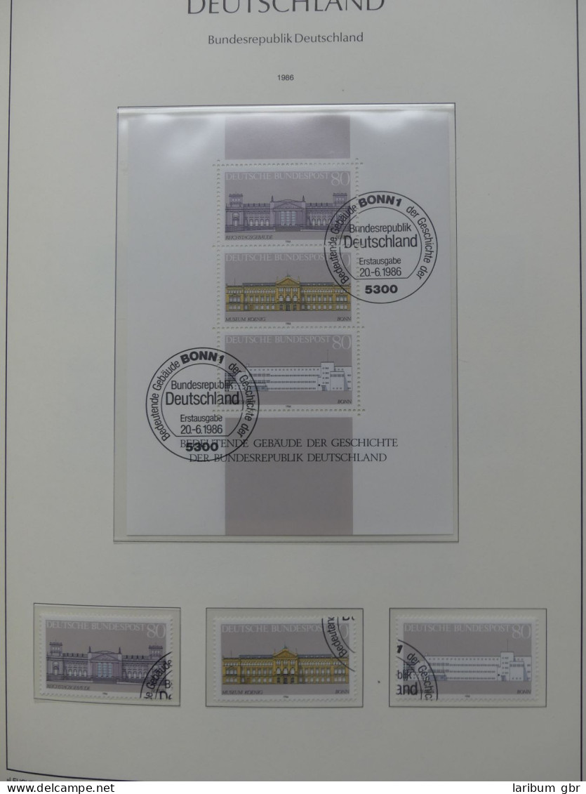 BRD Bund Sammlung ab 1974 gestempelt im Leuchtturm Vordruck #LW646