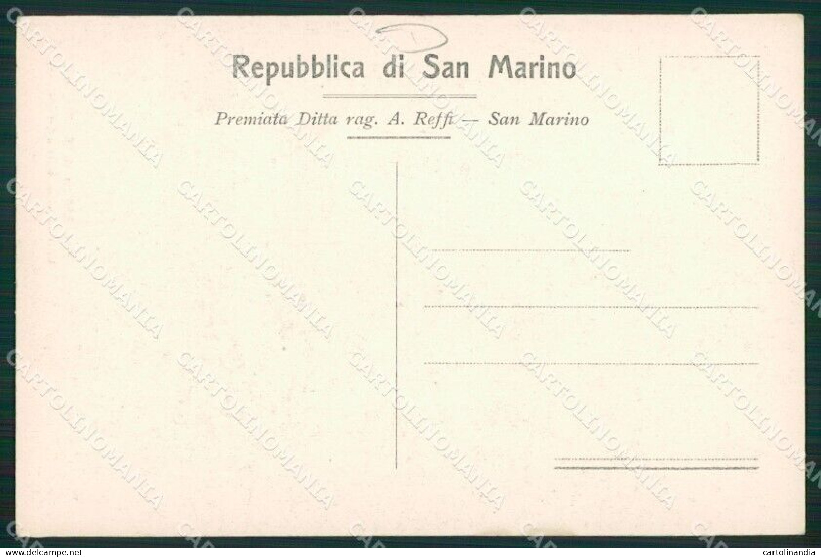 San Marino PIEGHINA Cartolina MQ5500 - Saint-Marin