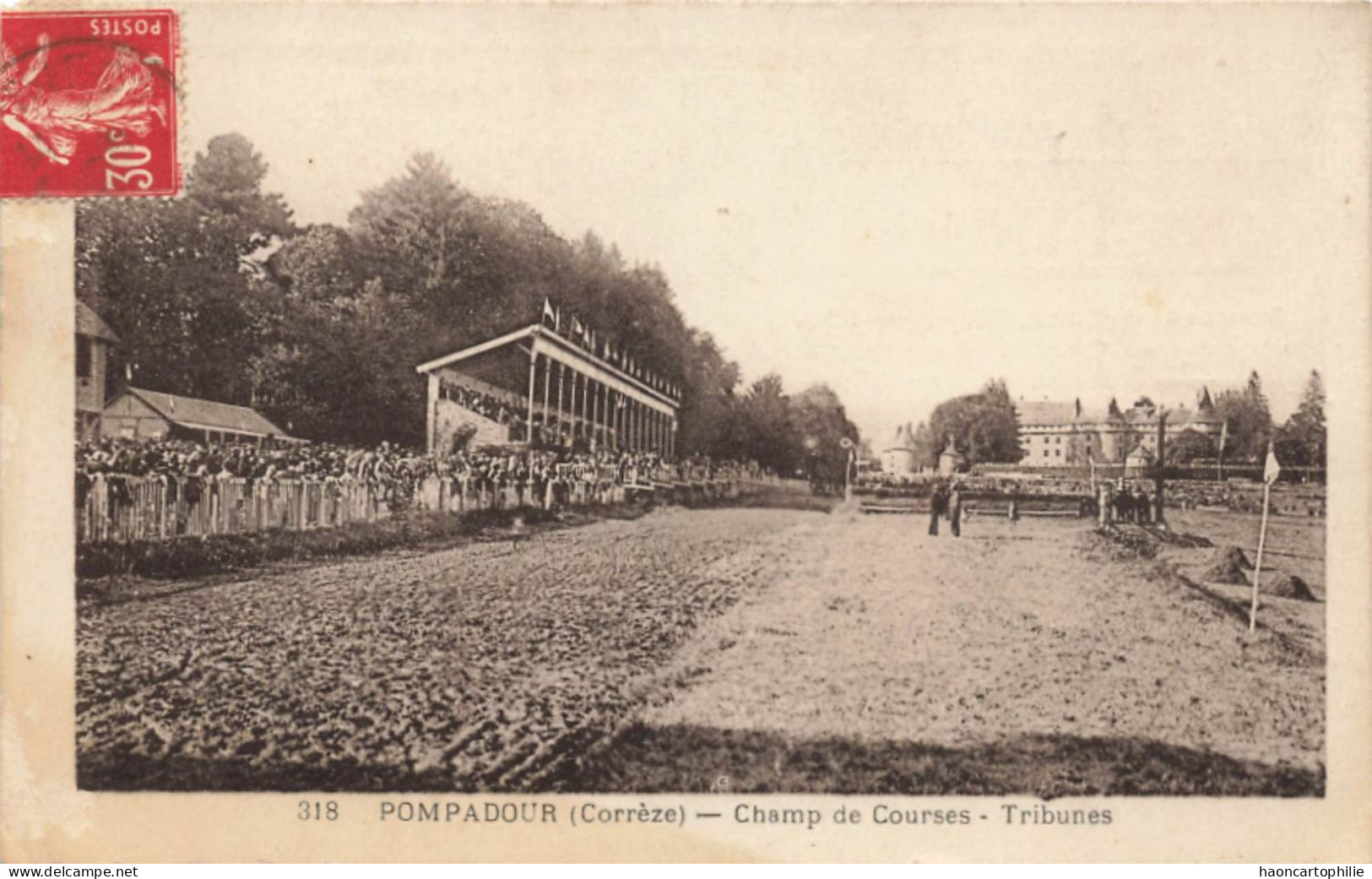 19 Pompadour Champ De Courses Voir Dos - Arnac Pompadour