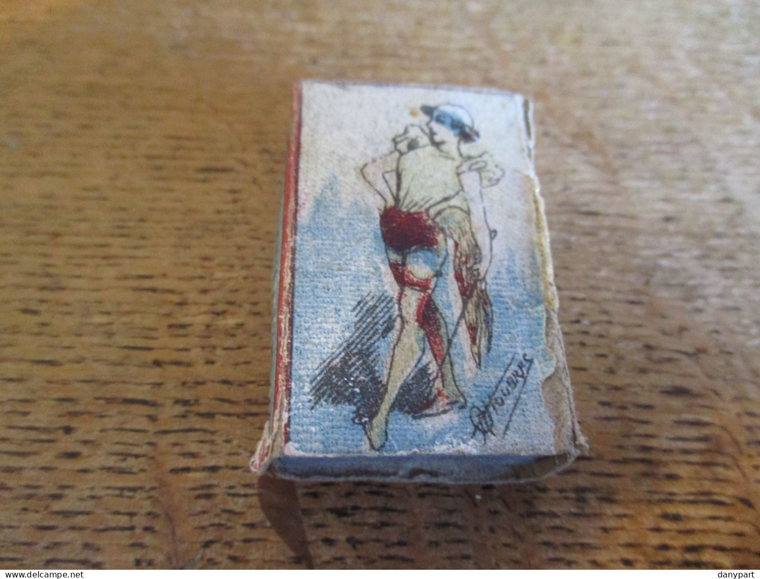 Ancienne Boite D'allumettes XIX° Illustrée Par Alfred Choubrac Rare ! - Matchboxes