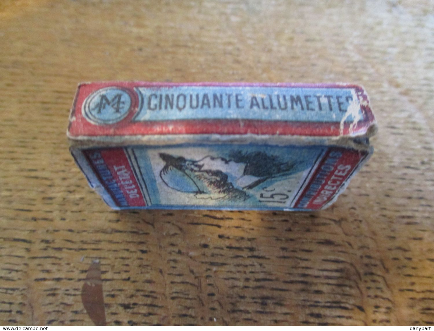 Ancienne Boite D'allumettes XIX° Illustrée Par Alfred Choubrac Rare ! - Cajas De Cerillas (fósforos)