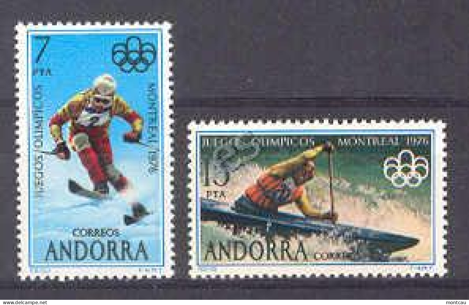 Andorra - 1976, JJOO Montreal E=104-05 S=94-95 (**) - Neufs