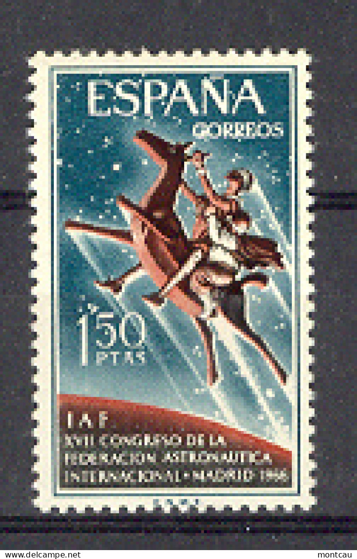 Spain 1966 - Astronautica Ed 1749 (**) - Unused Stamps