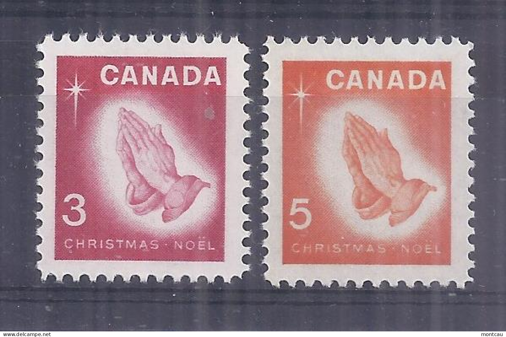 Canada 1966. Navidad . Sc=451-52 (**) - Neufs