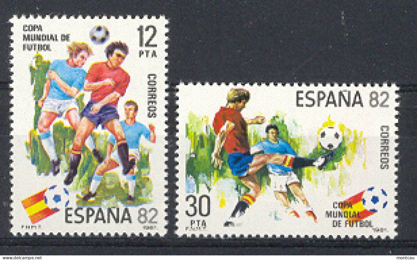 Spain. 1981 - Copa Mundial D Futbol Ed 2613-14 (**) - Andere & Zonder Classificatie