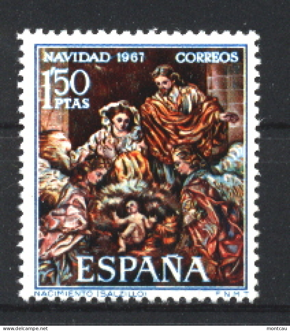 Spain 1967 - Navidad Ed 1838 (**) - Neufs