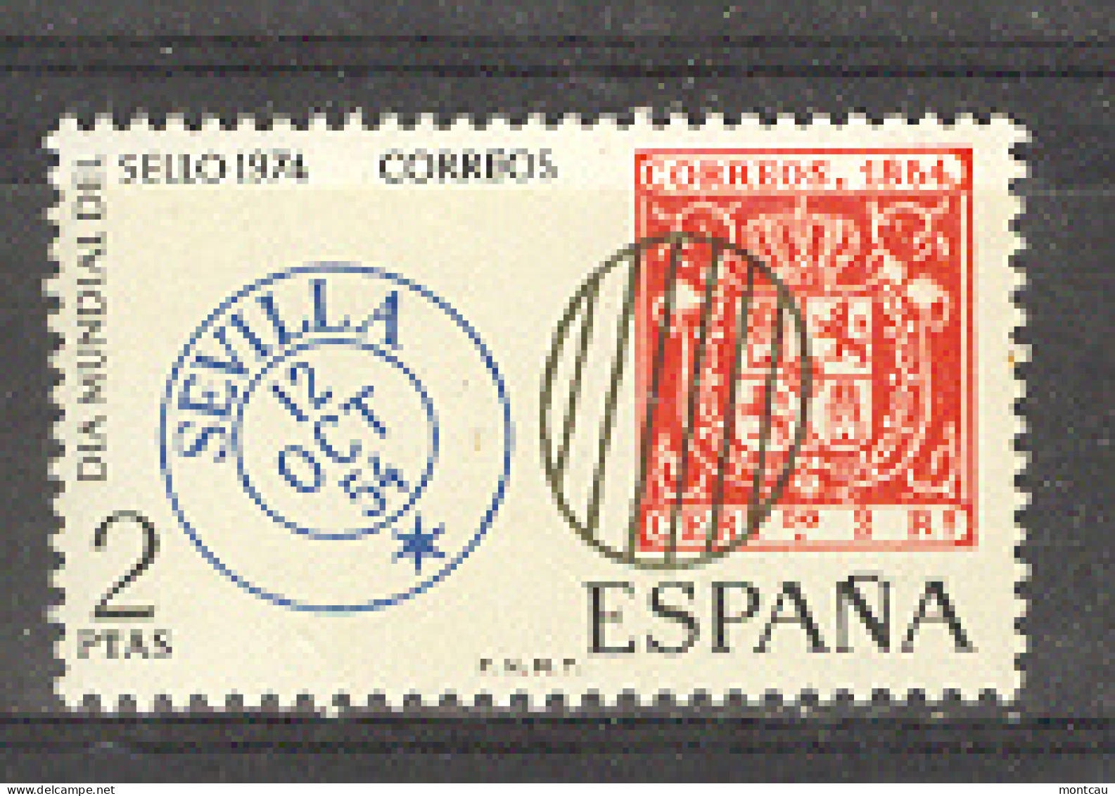 Spain 1974 - Dia Del Sello Ed 2179 (**) - Día Del Sello