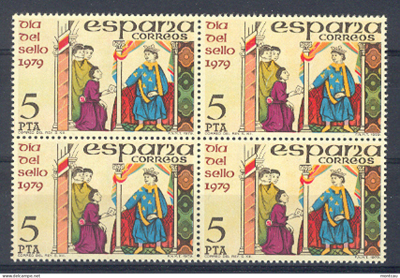 Spain. 1979. Dia Del Sello Ed 2526 Bl (**) - Día Del Sello