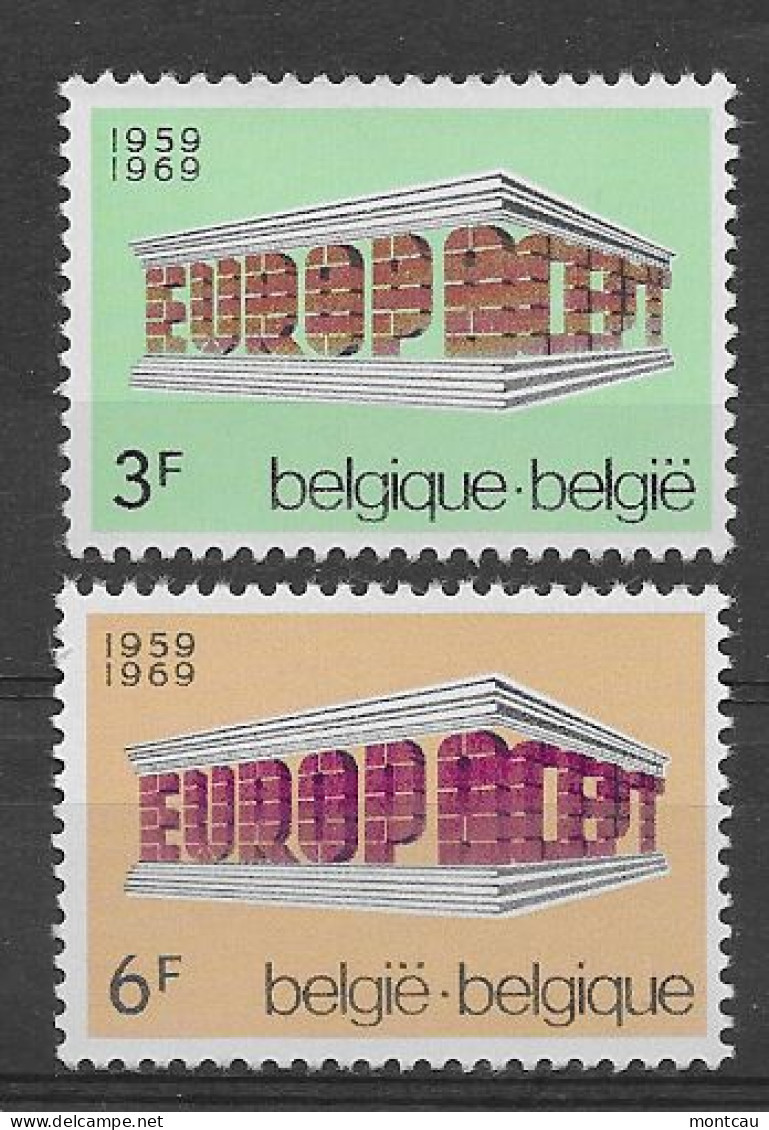 Belgica 1969.  Europa Mi 1546-47  (**) - Unused Stamps