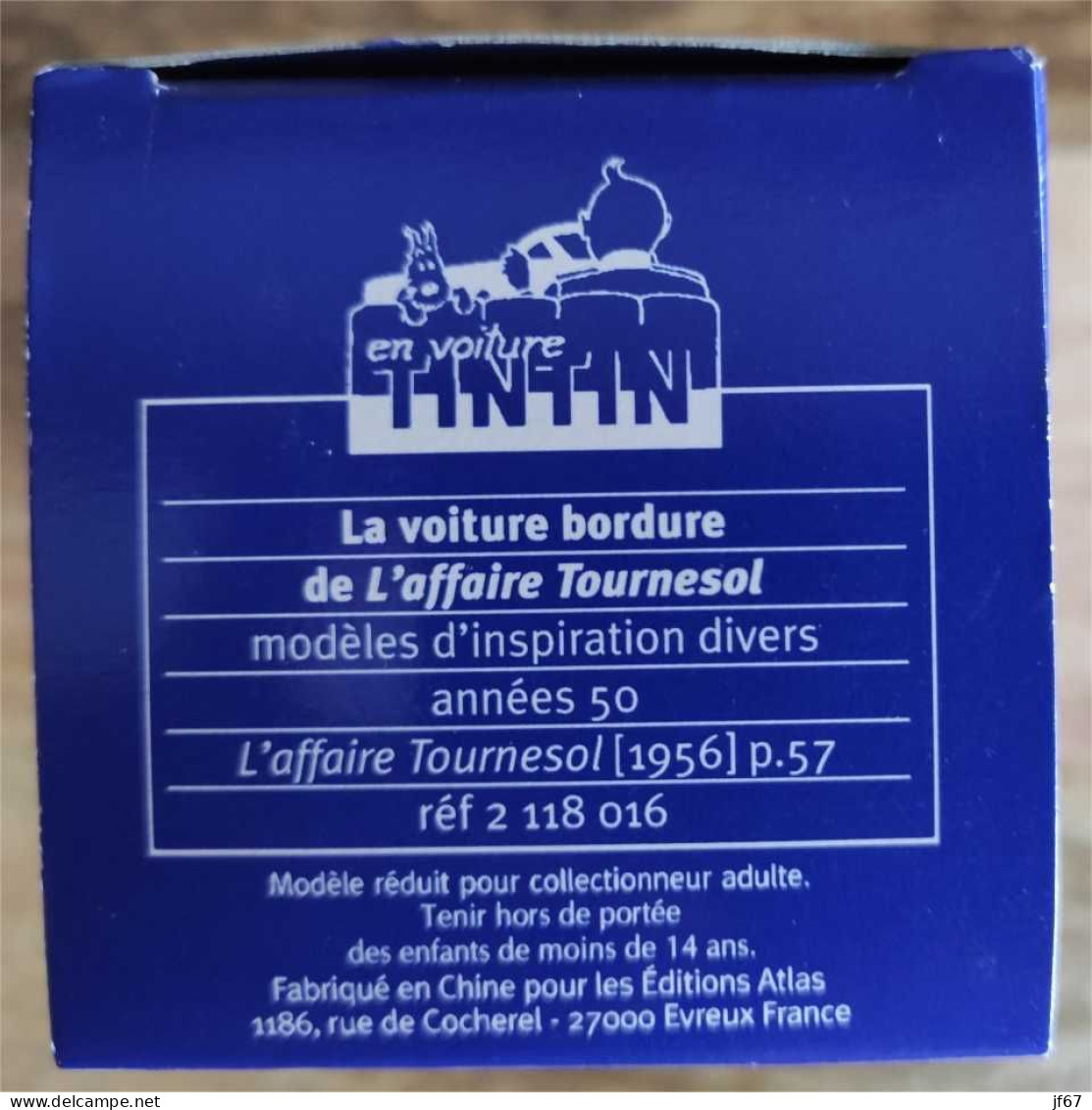 La Voiture Bordure De L'affaire Tournesol Collection En Voiture Tintin - Altri & Non Classificati