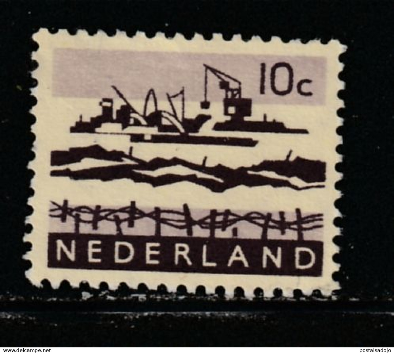 PAYS-BAS  1170  // YVERT 761A // 1962-63 - Used Stamps
