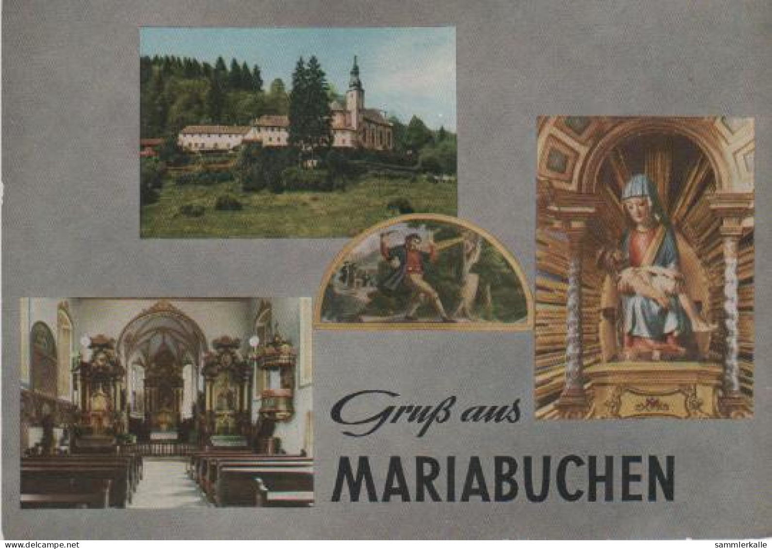 6185 - Lohr - Kirche, Legendenbild, Gnadenbild - Ca. 1965 - Lohr