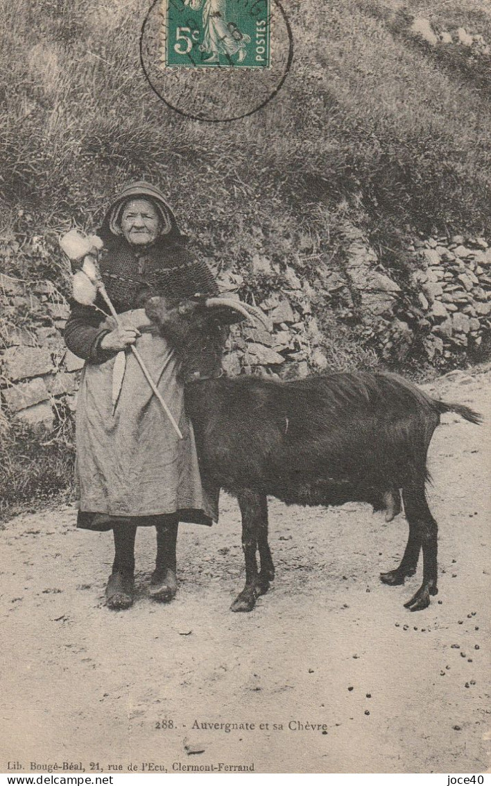 Auvergnate Et Sa Chèvre - Auvergne