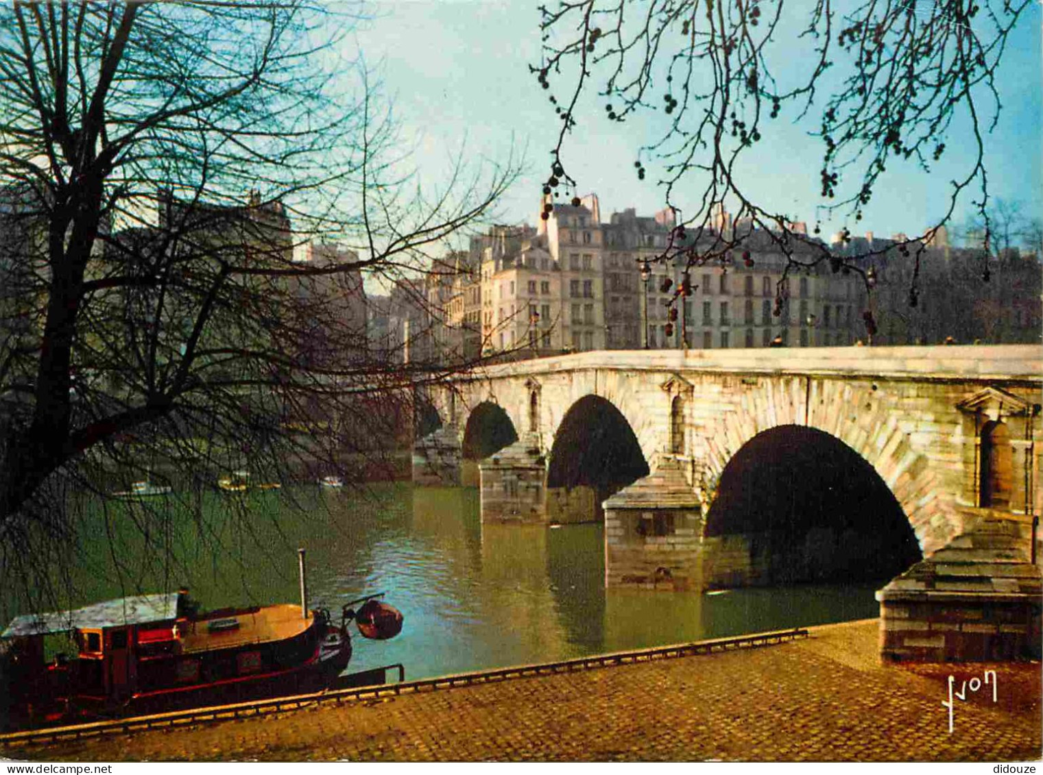 75 - Paris - Vieux Pont Marie - Le Quai D'Anjou - La Seine - CPM - Voir Scans Recto-Verso - Bridges