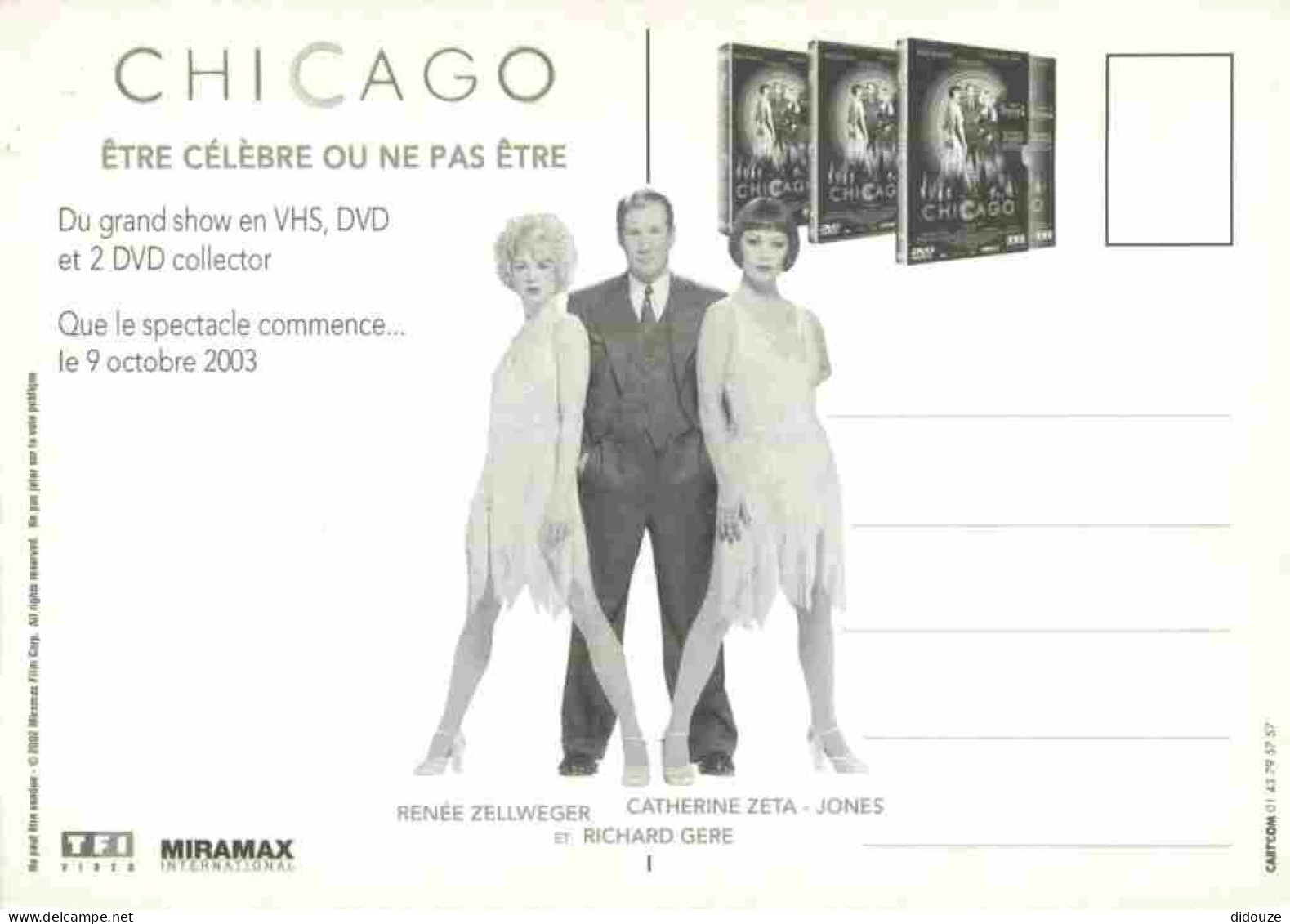 Cinema - Affiche De Film - Chicago - Roxie Hart - CPM - Carte Neuve - Voir Scans Recto-Verso - Affiches Sur Carte