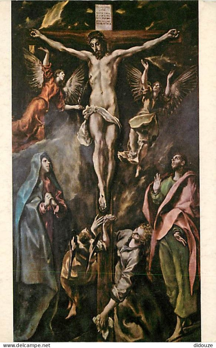 Art - Peinture Religieuse - Dominicos Théotocopuli Dit Le El Greco - La Crucifixion - The Crucifixion - Carte Neuve - CP - Gemälde, Glasmalereien & Statuen