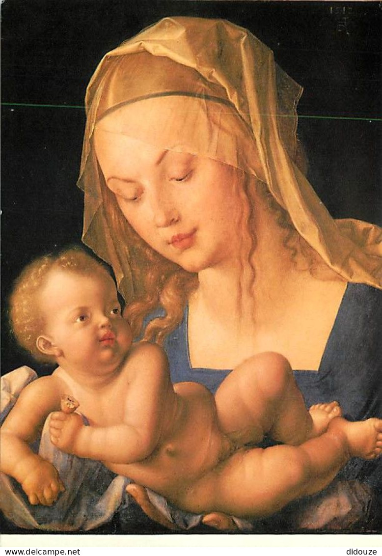 Art - Peinture Religieuse - Albrecht Durer - La Madone Et L'Enfant - Madonna Mit Dem Kind - Madonna And Child - Carte Ne - Gemälde, Glasmalereien & Statuen