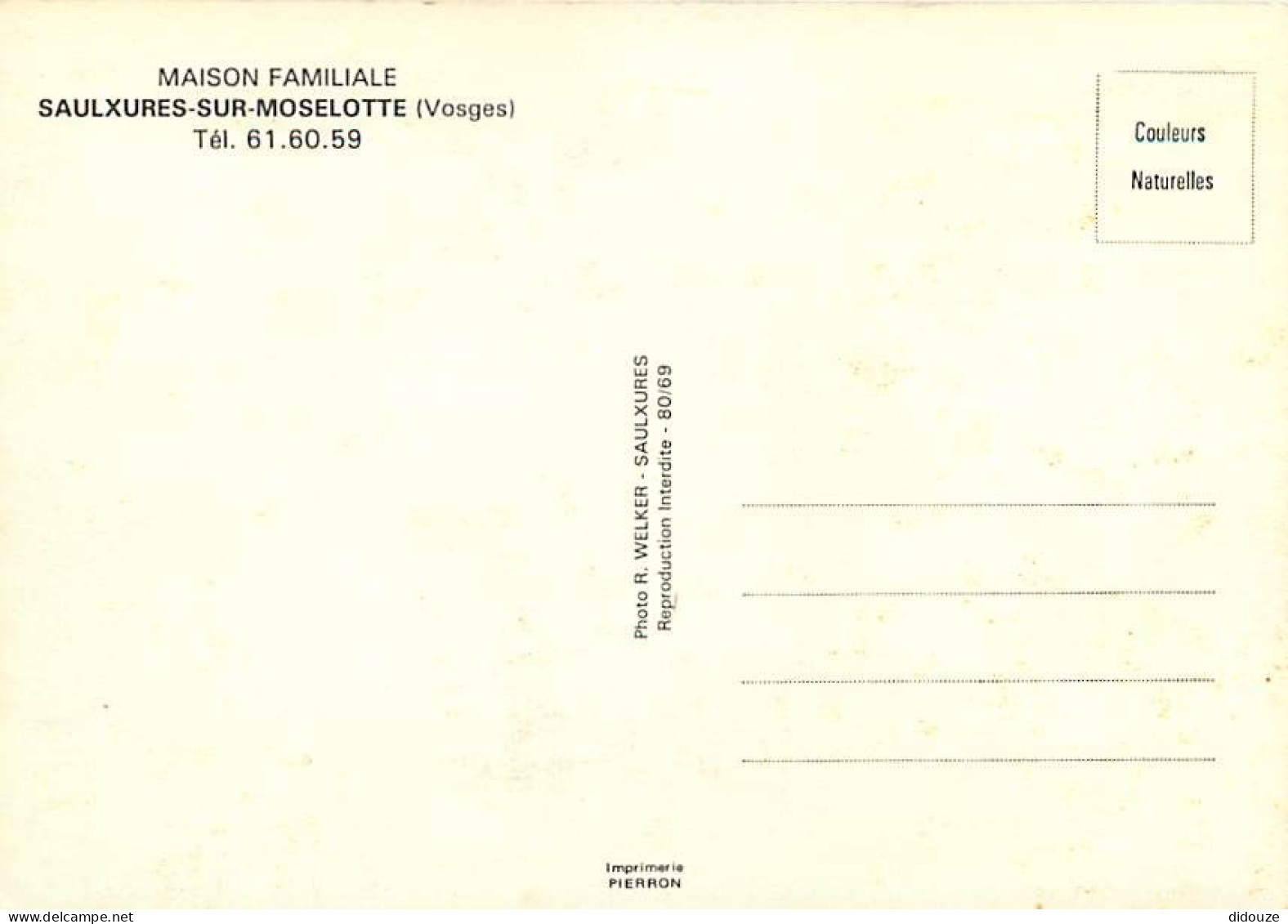 88 - Saulxures Sur Moselotte - Maison Familiale - Multivues - Carte Neuve - CPM - Voir Scans Recto-Verso - Saulxures Sur Moselotte