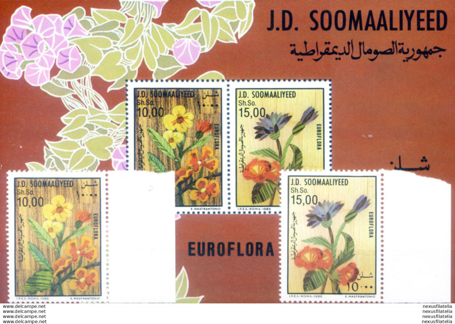 "Euroflora 1986". - Somalië (1960-...)