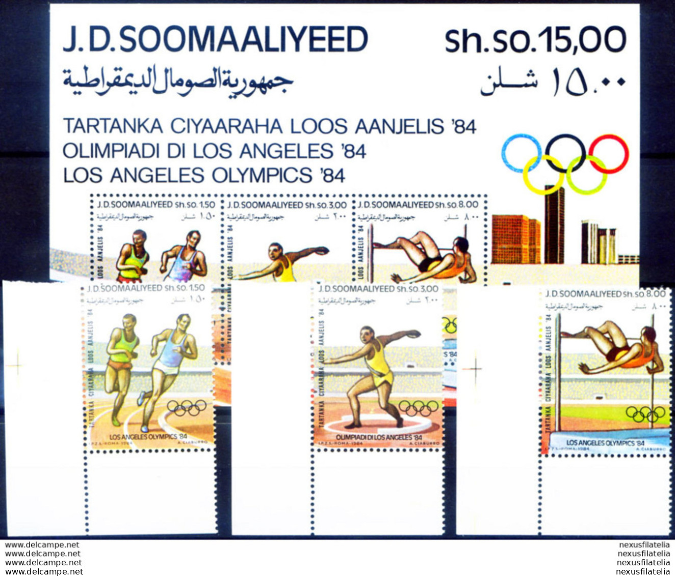 Sport. Olimpiadi Los Angeles 1984. - Somalia (1960-...)