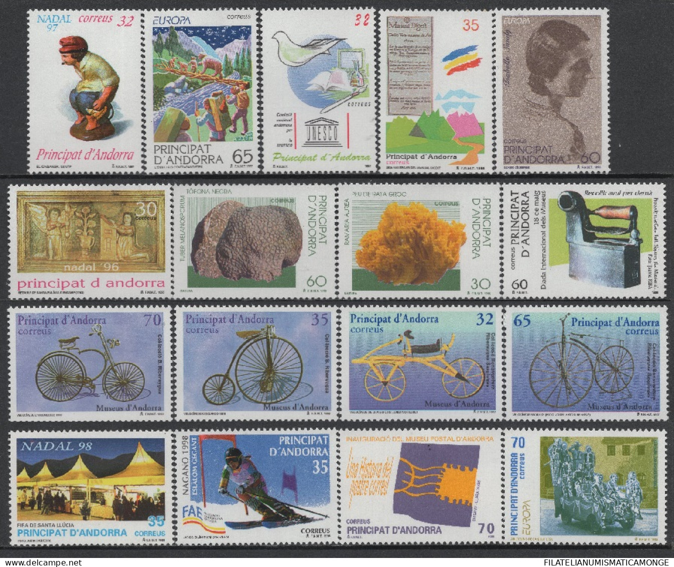 Andorra Española   OFERTA  Años 1996 Al 1998 Completo       Años 1996 Al 1998 - Unused Stamps