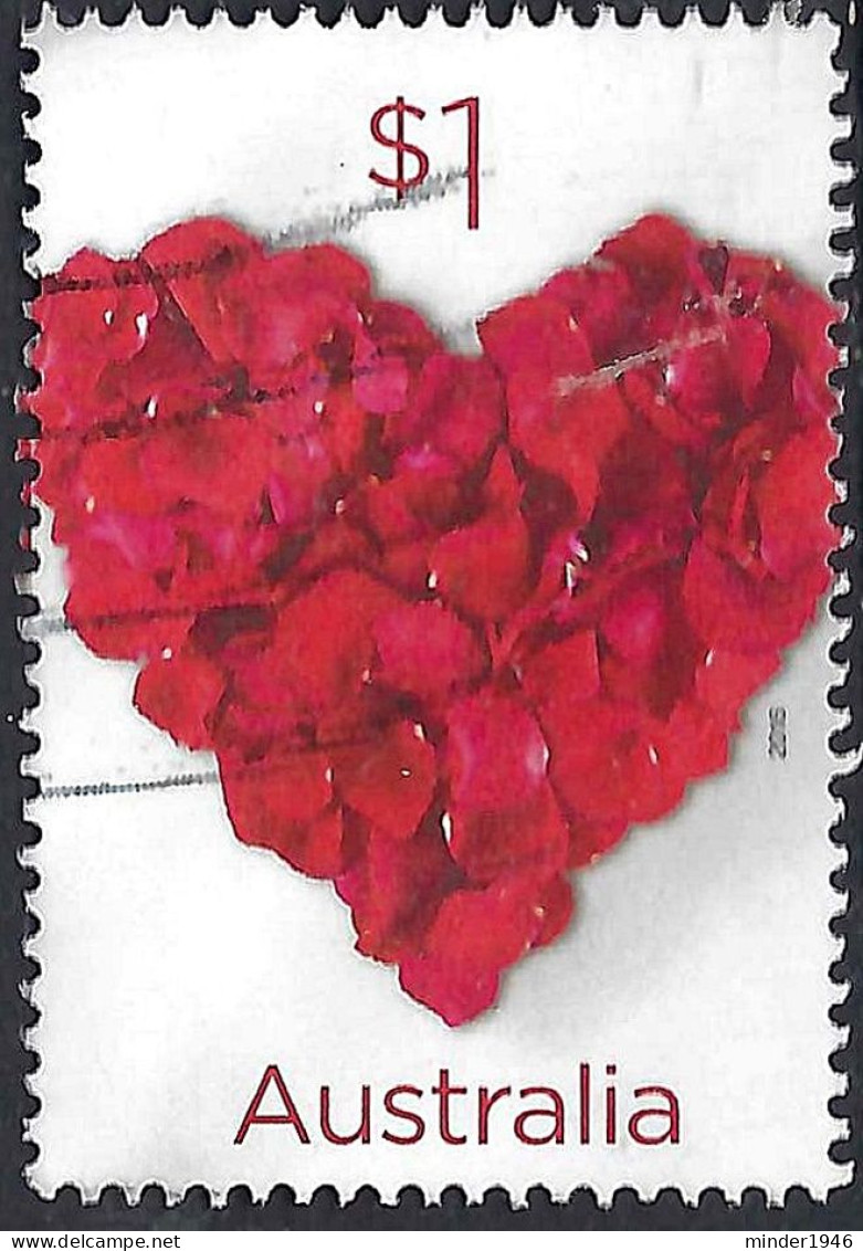 AUSTRALIA 2016 $1 Multicoloured, Love To Celebrate - Flower Heart SG4530 FU - Gebraucht