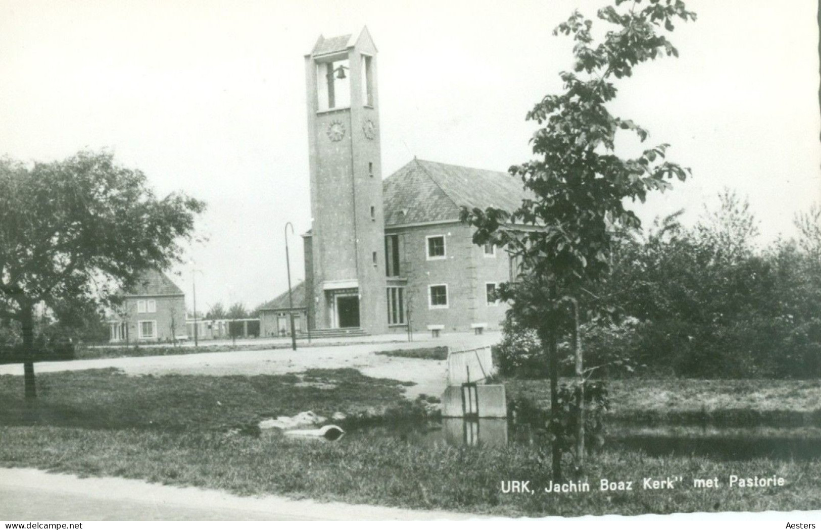 Urk 1961; Jachin Boaz Kerk Met Pastorie - Niet Gelopen. (Foto Wakker - Urk) - Urk