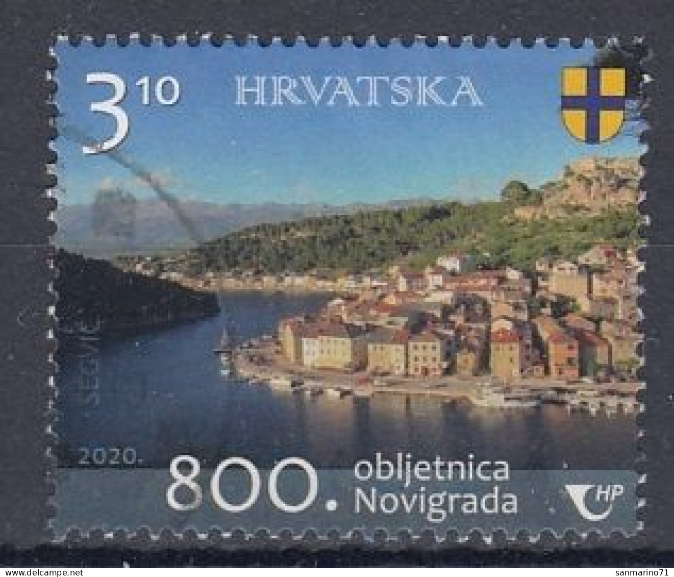 CROATIA 1471,used,hinged,Novigrad - Kroatien