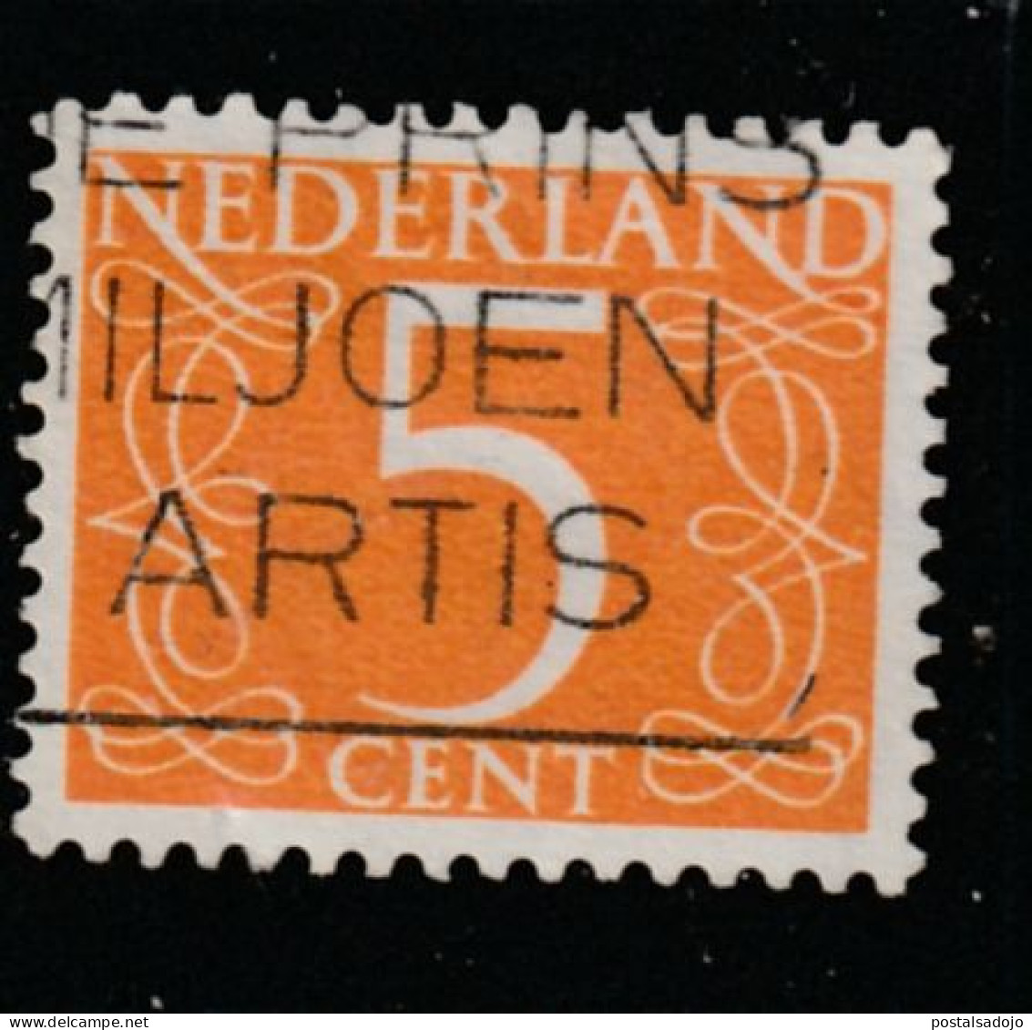 PAYS-BAS  1183 // YVERT  611 // 1953-71 - Used Stamps