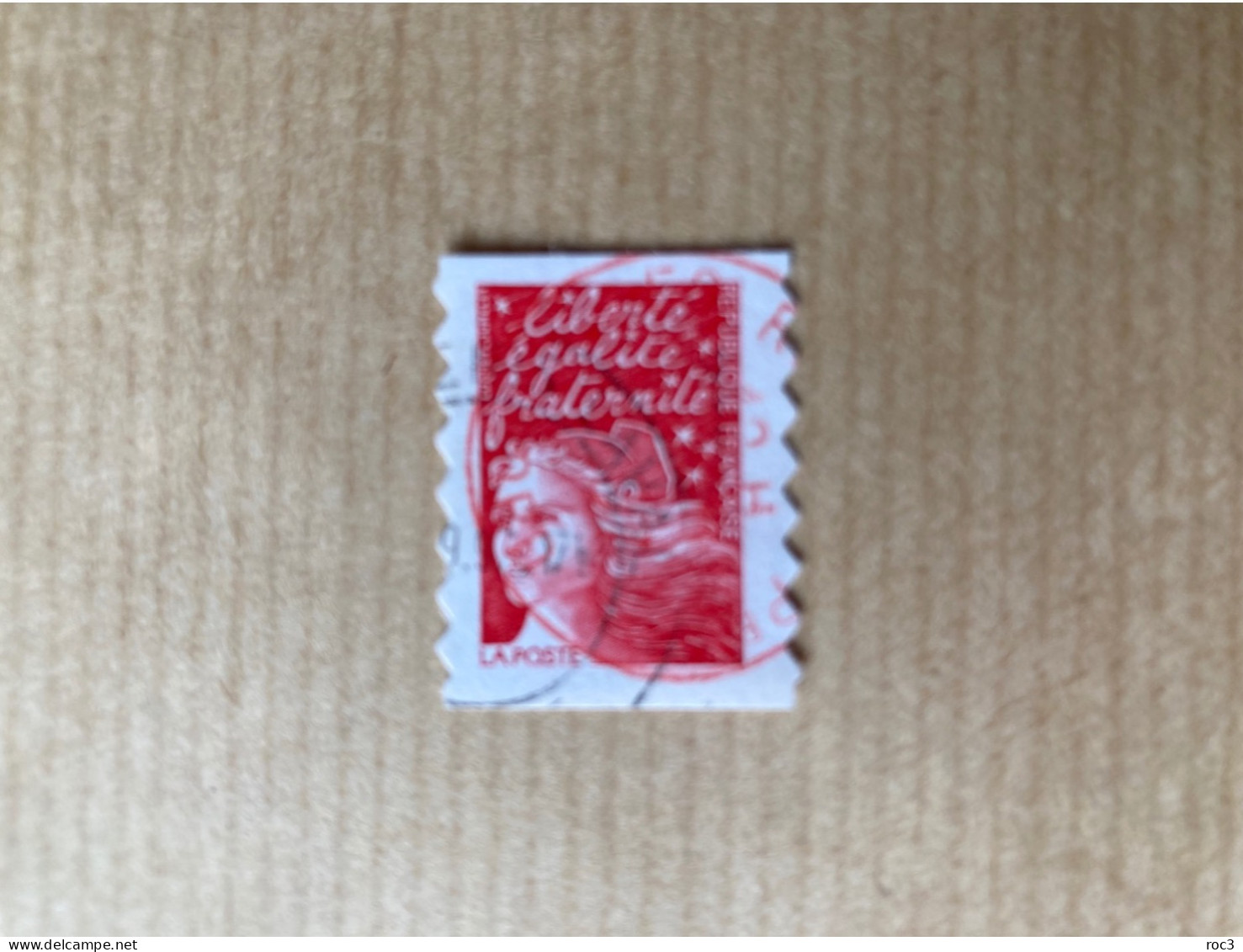4.7 Une Lettre Et Un Timbre Avec Rares Oblitérations Rouges Claires RR 1982 -1997 - Covers & Documents