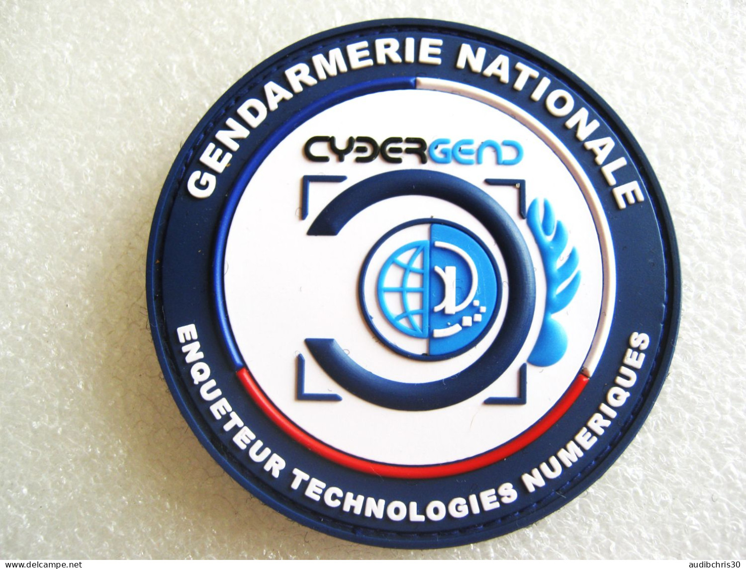 ECUSSON COLLECTION GEND.  CYBER / ETN SCRATCH AU DOS 85MM - Police & Gendarmerie