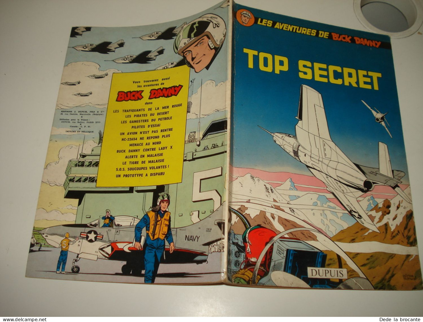 C54 / Buck Danny  22 " Top Secret  " E.O 1960 - Petit Prix - Buck Danny