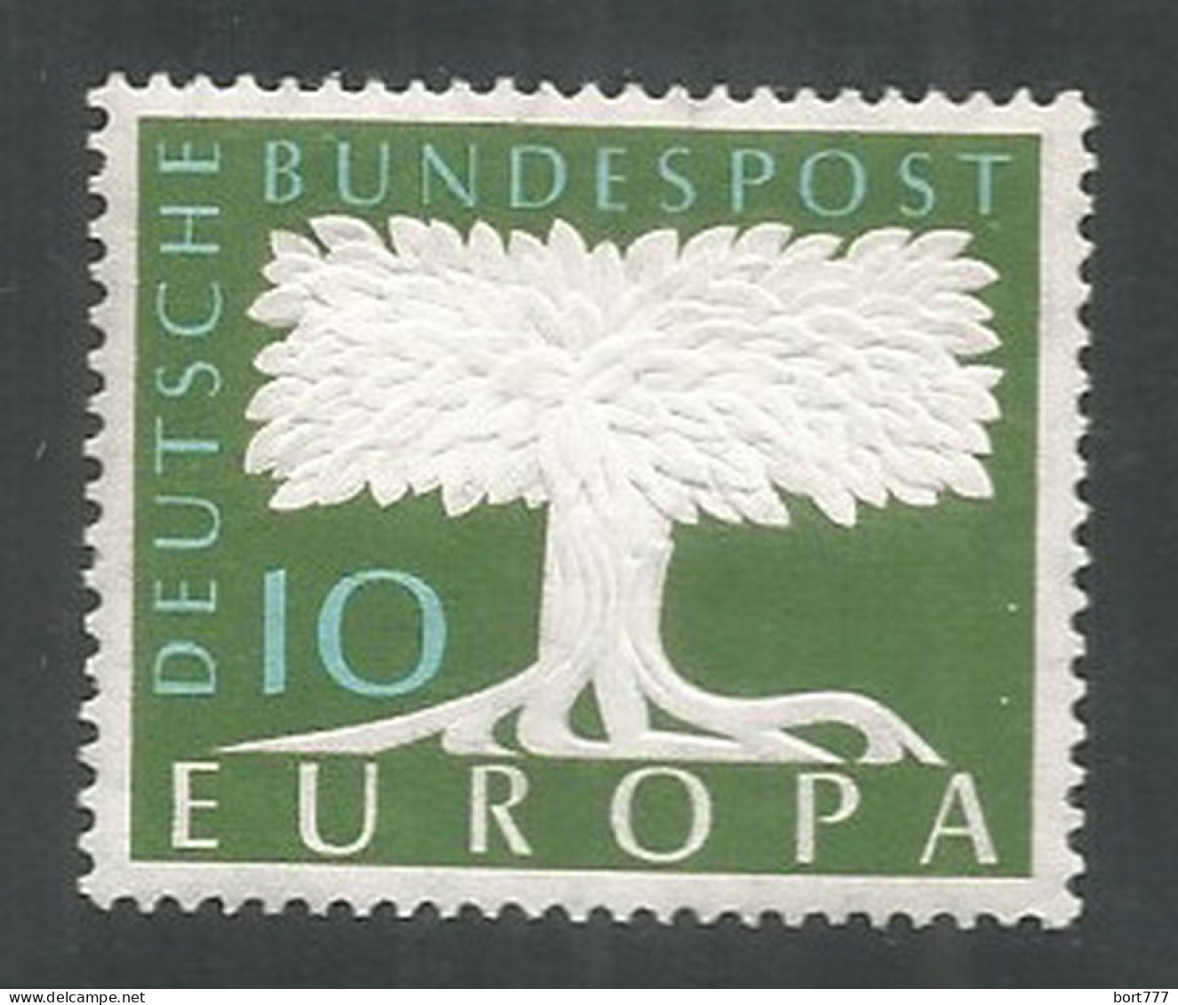 Germany Bundes Rep. 1958 Year MNH(**) Mi.# 294 Wz.5  - Ungebraucht