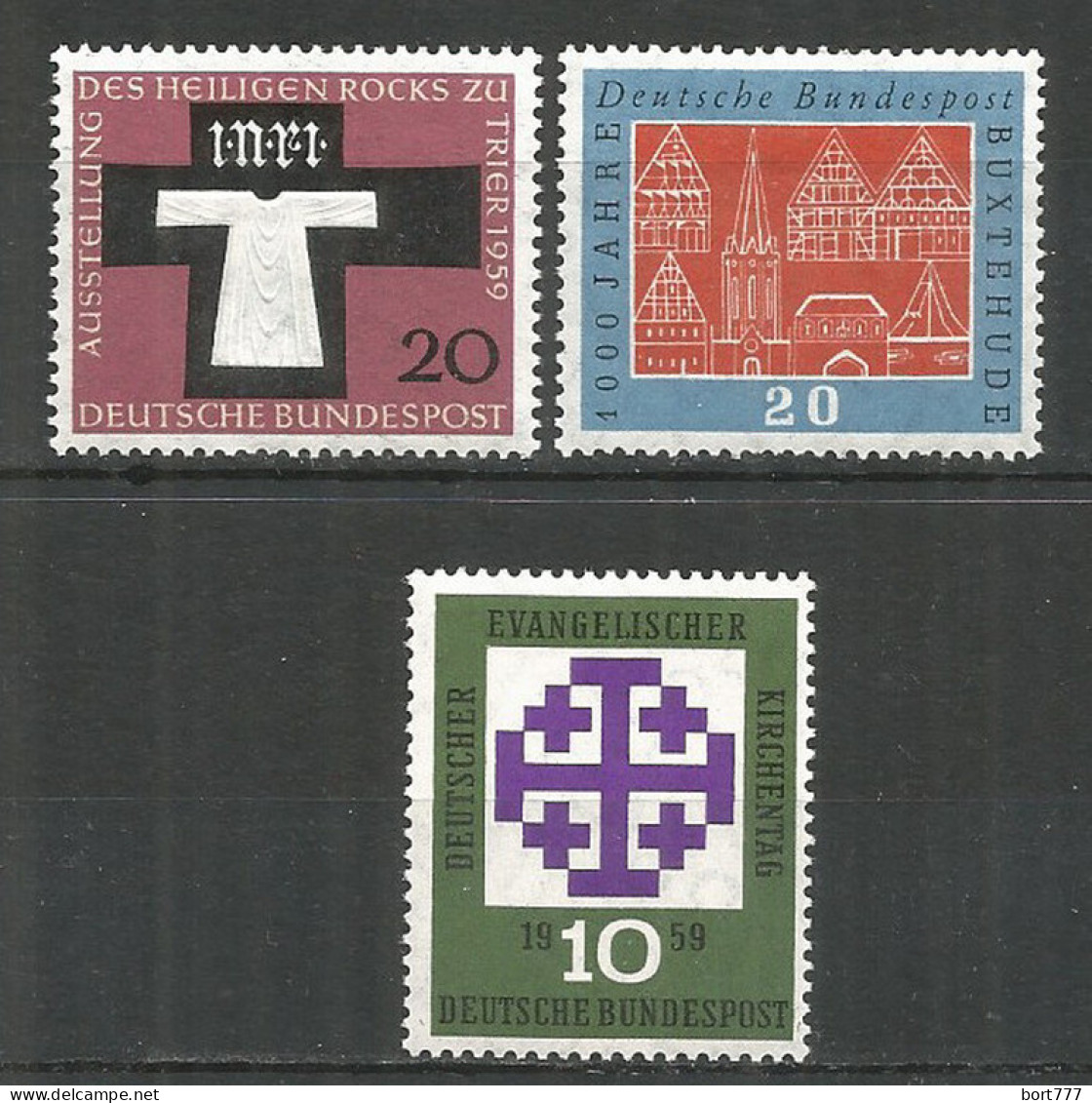 Germany Bundes Rep. 1959 Year MNH(**) Mi.# 312-14 - Ungebraucht