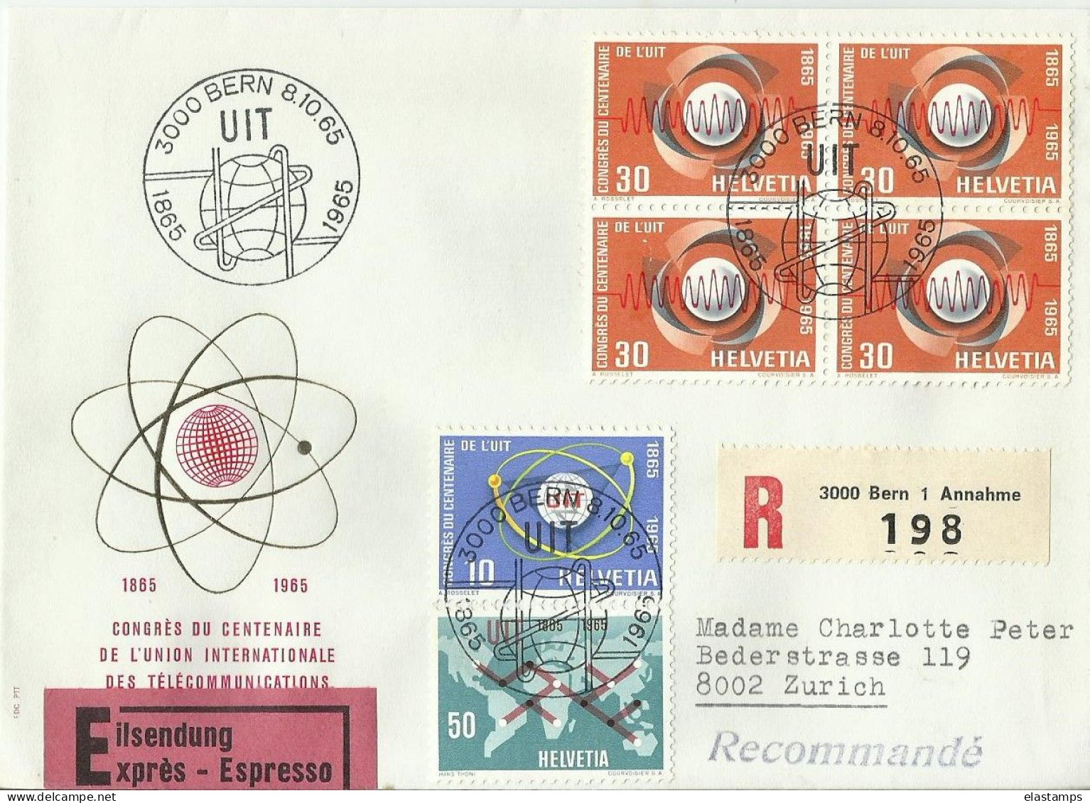 CH R CV 1965 - Covers & Documents