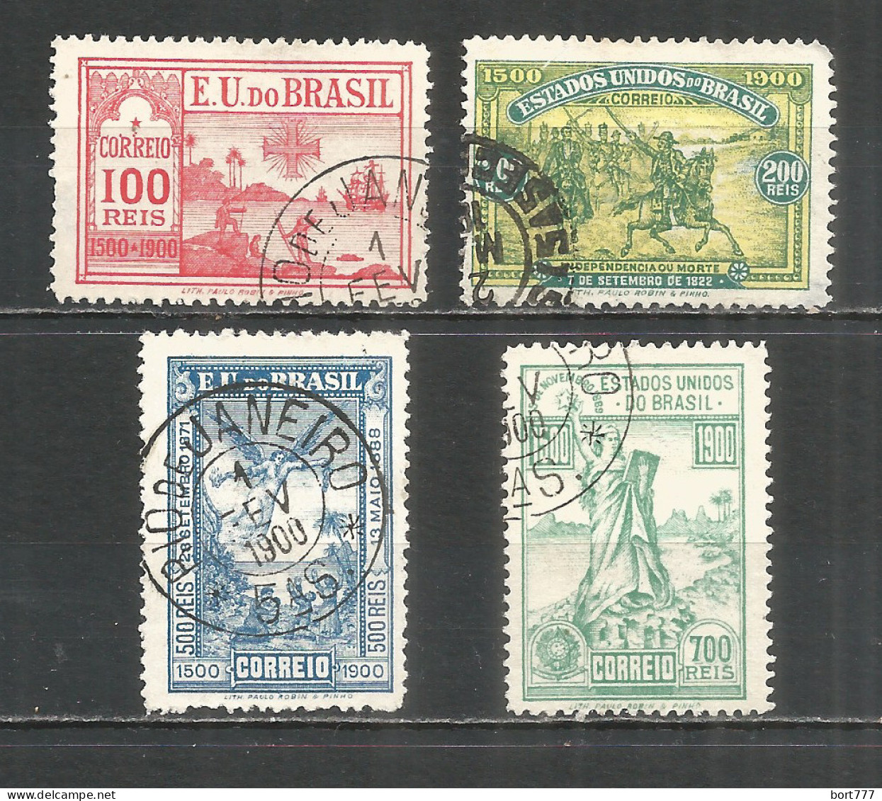 Brazil 1900 Year Nice Used Stamps Set - Usados