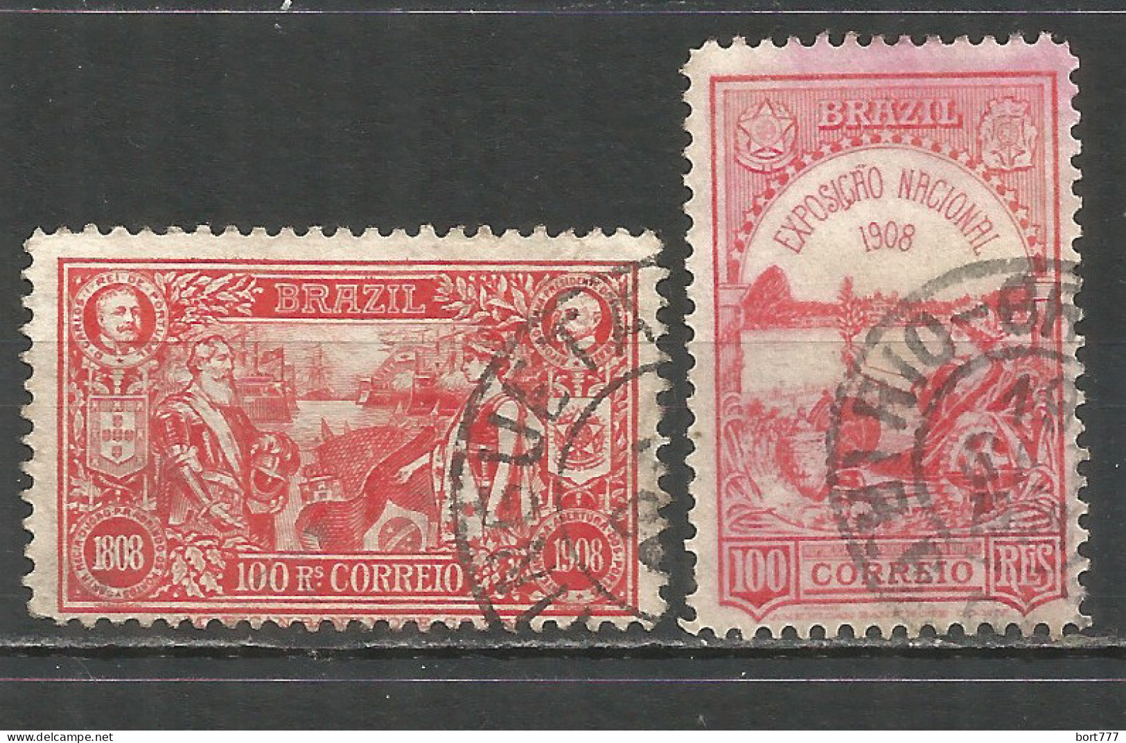 Brazil 1908 Year Nice Used Stamps  - Usados