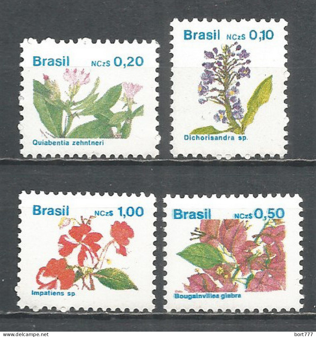 Brazil 1989 Year Mint Stamps MNH(**) Flowers - Neufs