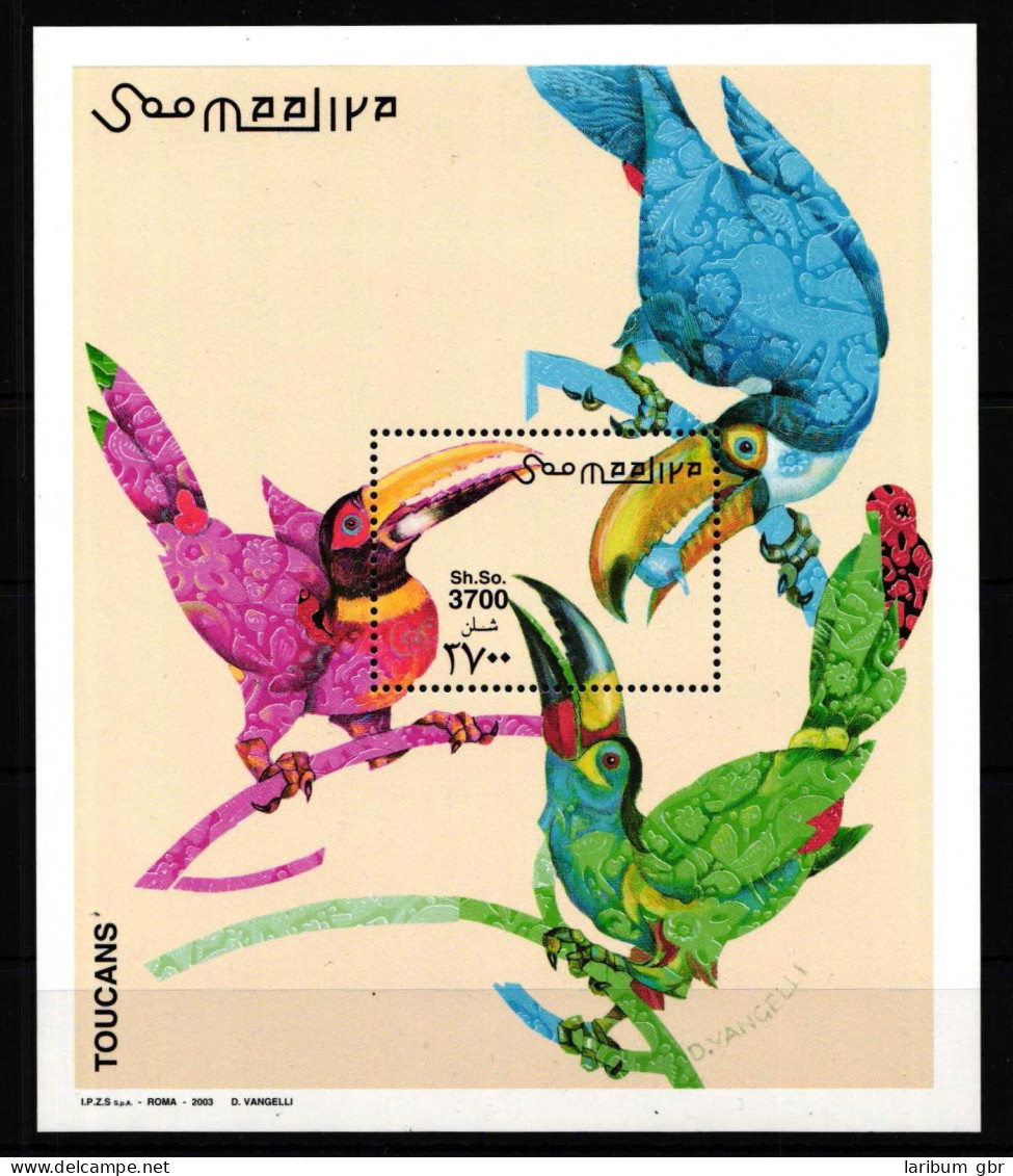 Somalia Block Tukane Postfrisch #HV198 - Somalia (1960-...)