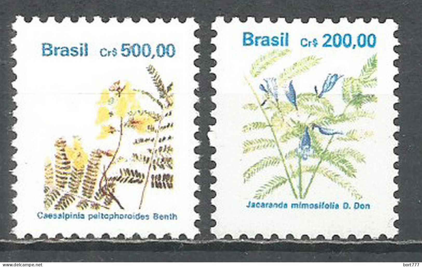 Brazil 1991 Year Mint Stamps MNH(**) Flowers - Unused Stamps