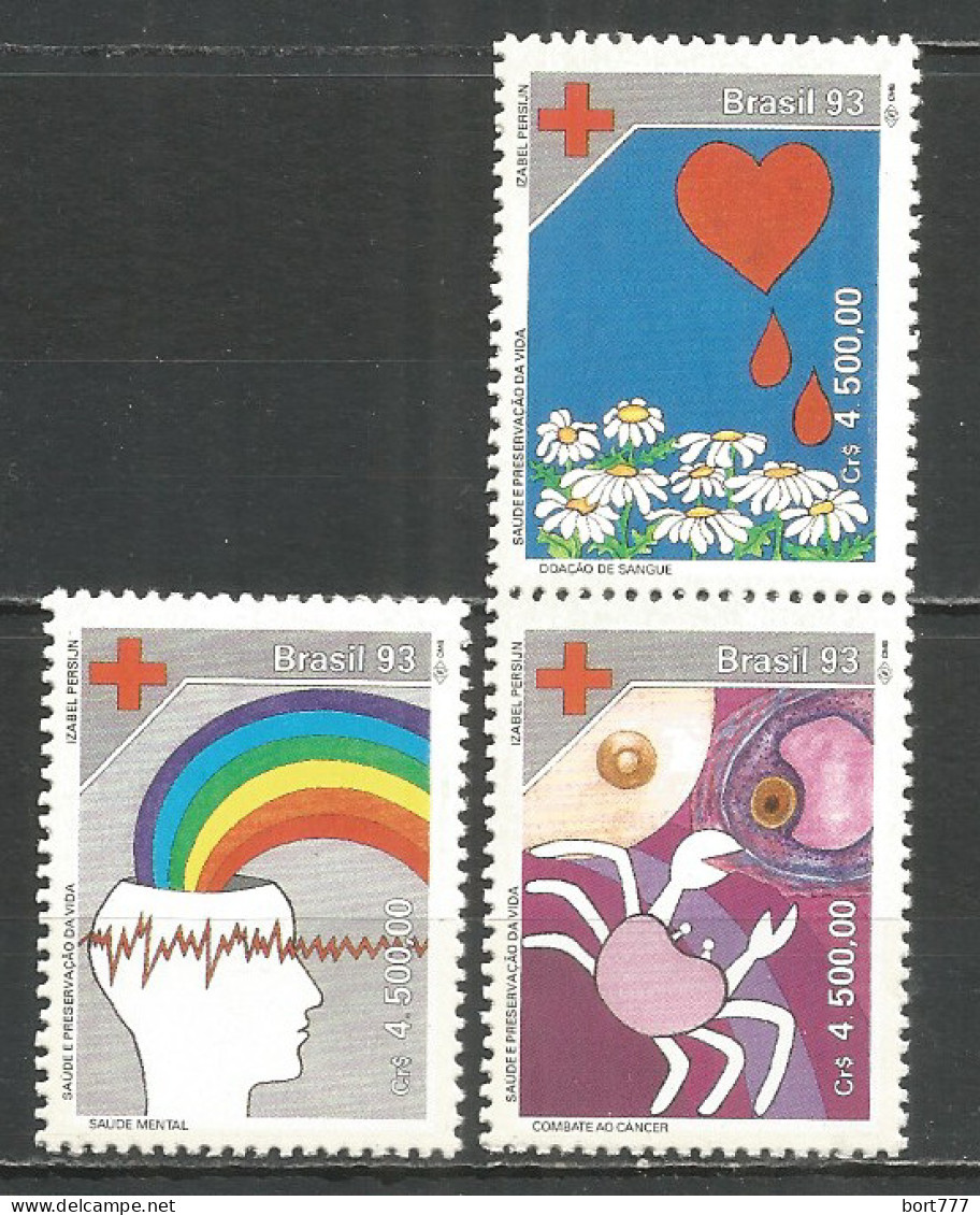 Brazil 1993 Year Mint Stamps MNH(**) Red Cross  - Unused Stamps