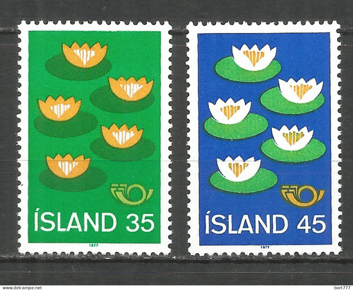 ICELAND 1977 Mint Stamps MNH(**) Set  - Nuevos