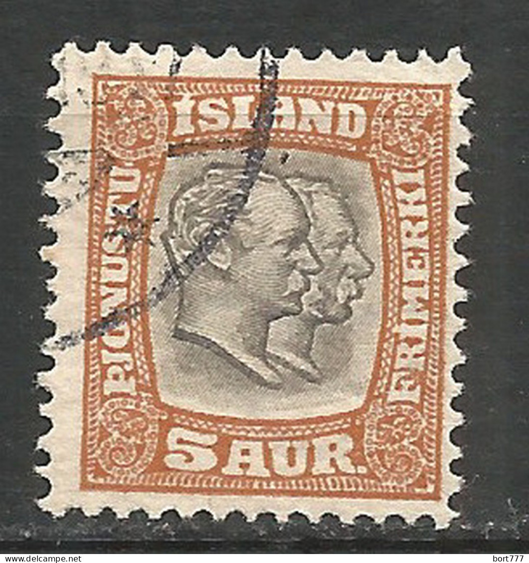 Iceland 1907 Used Stamp Mi D.26 - Usati