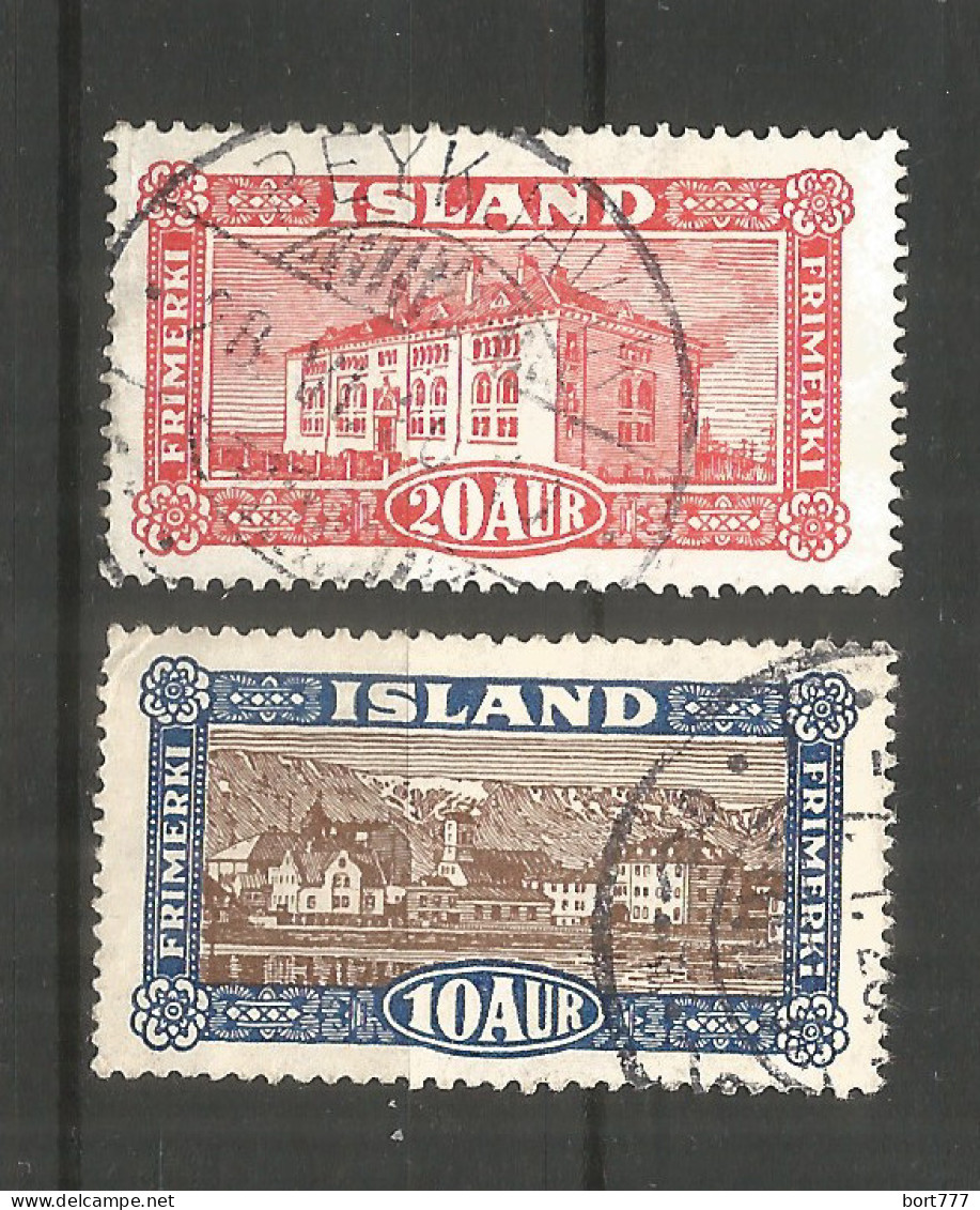 Iceland 1925 , Used Stamps Michel # 115,116 - Gebraucht