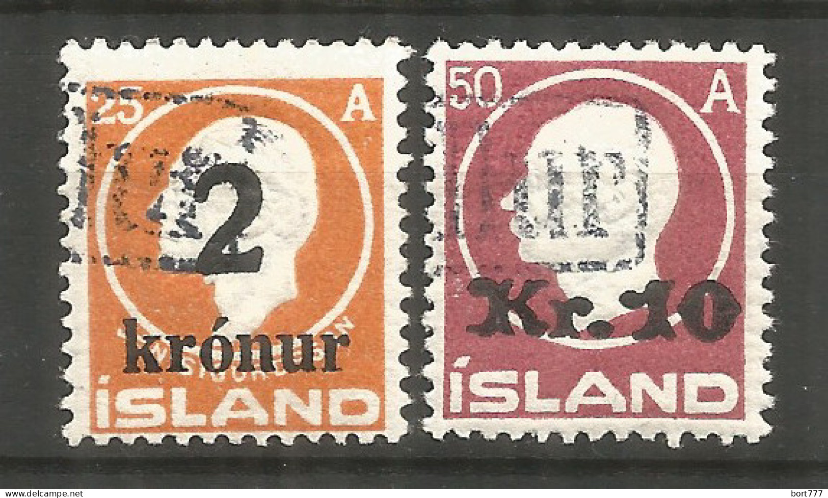 Iceland 1926 , Used Stamps Michel # 119-120 - Oblitérés