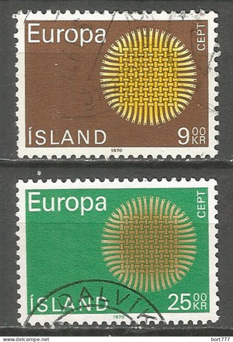 Iceland 1970 Used Stamps Mi 442-43 - Usados