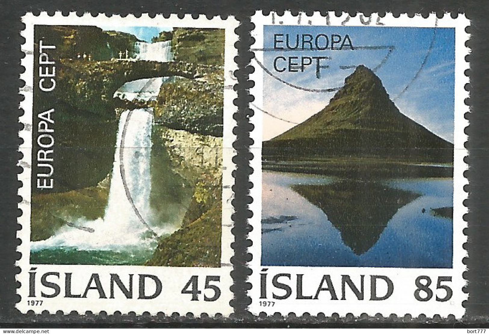 Iceland 1977 Used Stamps Mi 522-23  - Gebraucht