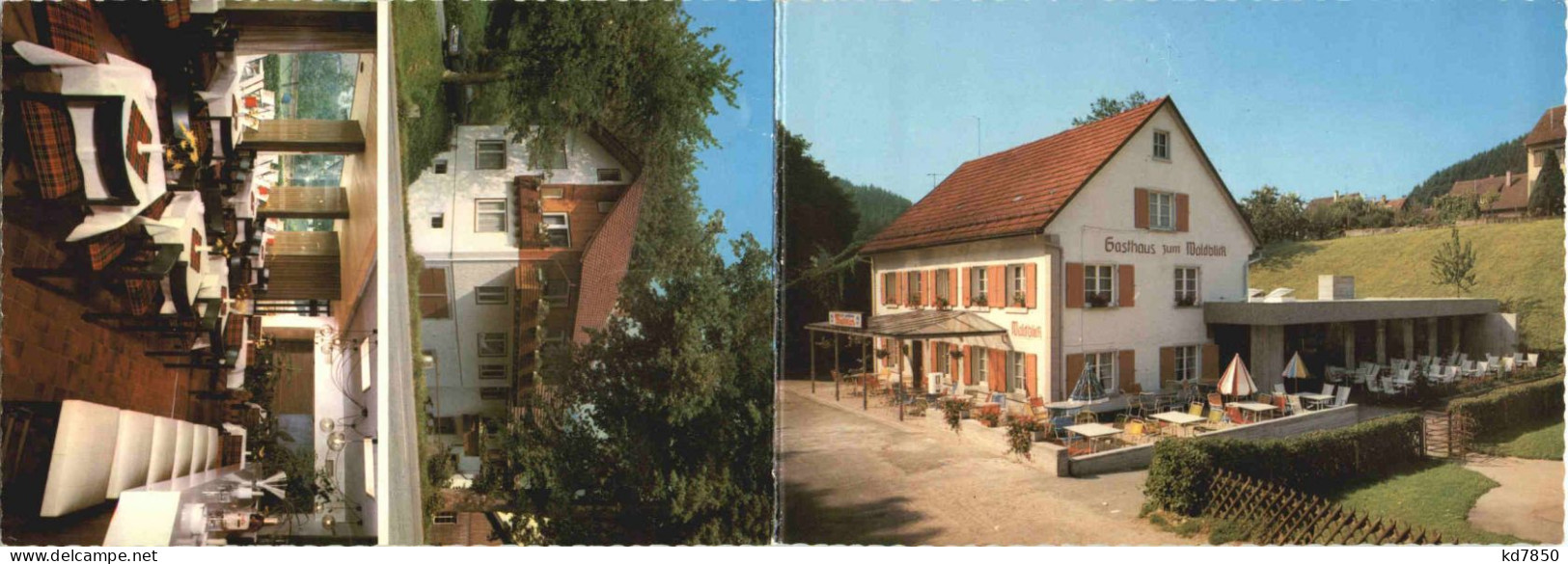 Schenkenzell - Gasthaus Waldblick - Klappkarte - Rottweil