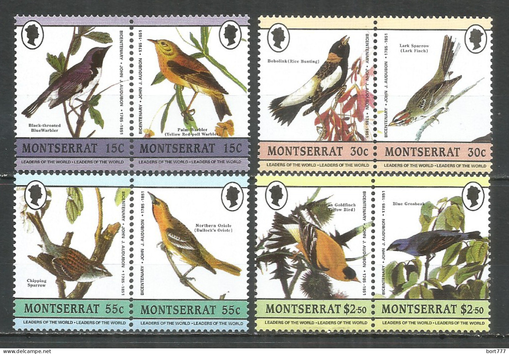 Montserrat 1985 Mint Stamps MNH (**) Set  Birds - Montserrat